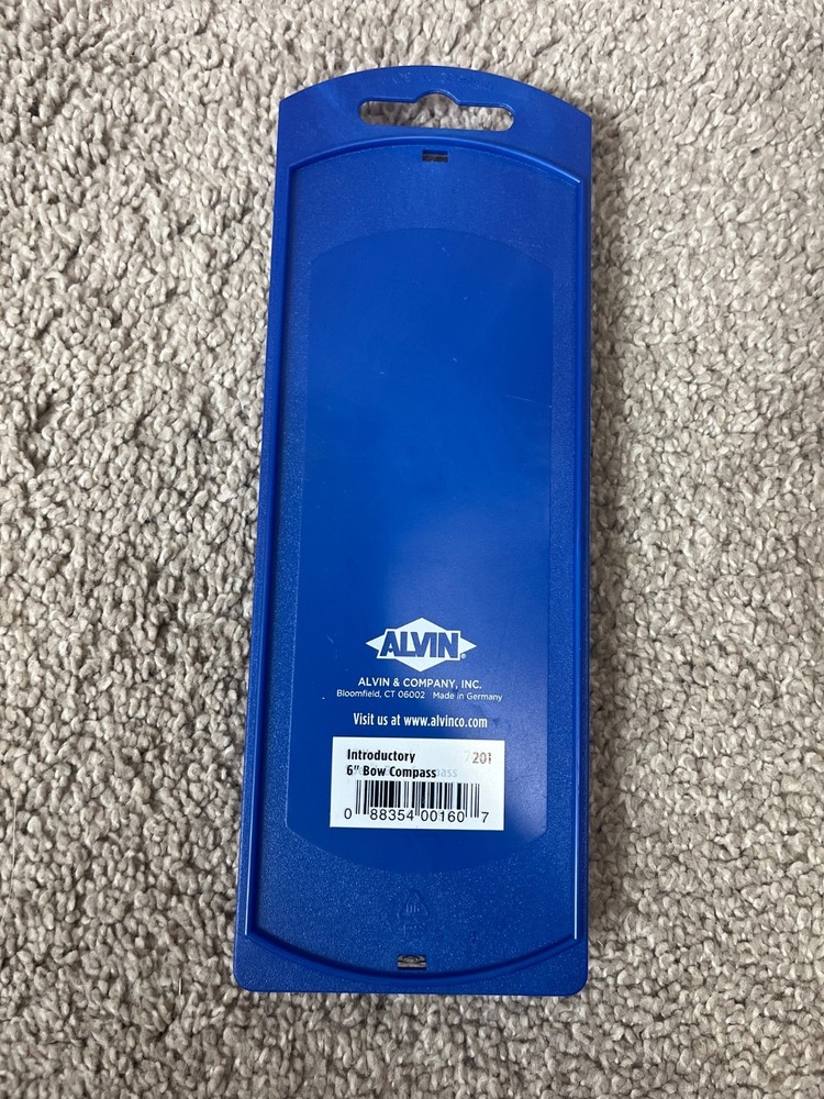 Alvin Introductory 6" Bow Compass 201 with Universal Adapter