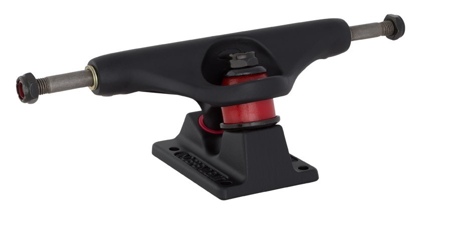 Independent S-11 Flat Black 139 Trucks+Hardware - 1"+ Indy Riser