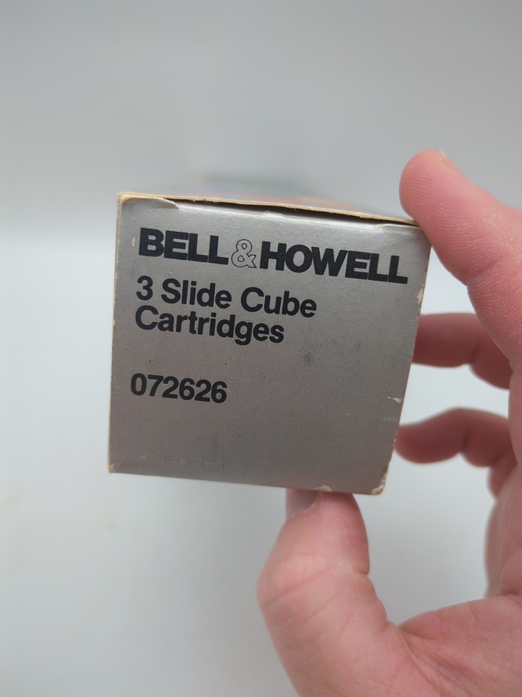 3 Pack - Bell & Howell Slide Cube Cartridges - Slide Storage (072626) Open Box