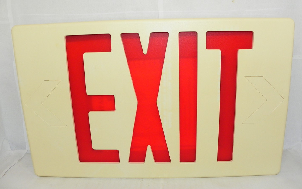 LED EMERGENCY EXIT LIGHTING FIXTURE