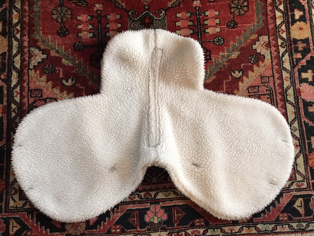 Canterbury White Fleece Saddle Pad