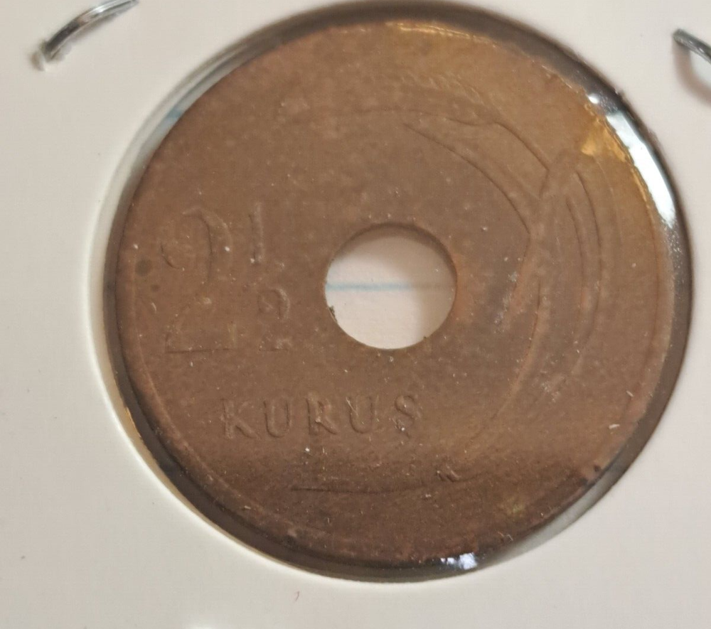1948 TURKEY 2 1/2 Kurus KM# 885 ITEM#2237