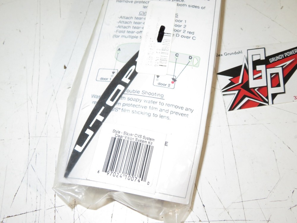 Utopia Optics - New Slayer Clear Vision System Roll off System - 697024100740