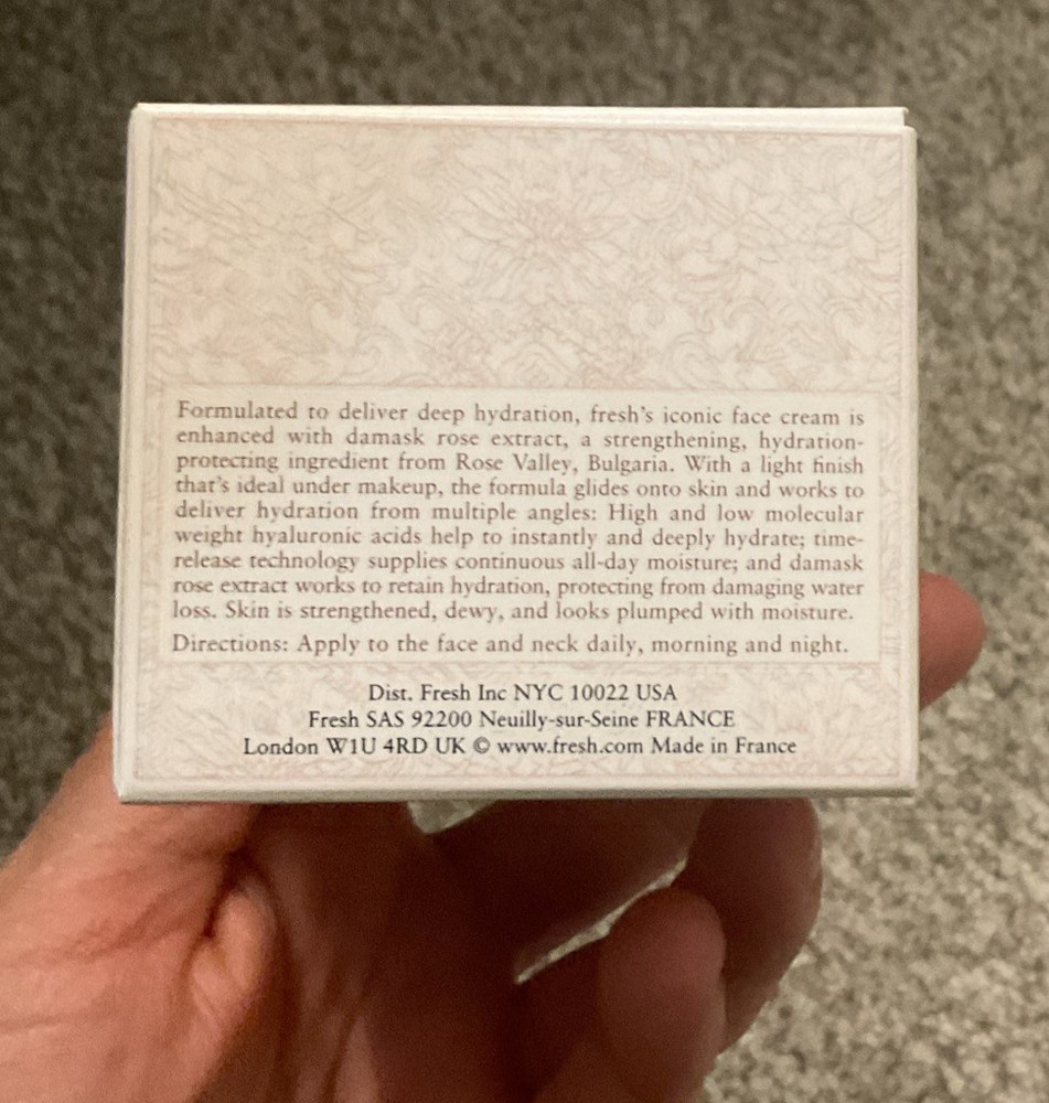 Fresh Rose Deep Hydration Face Cream - 1.6 fl oz