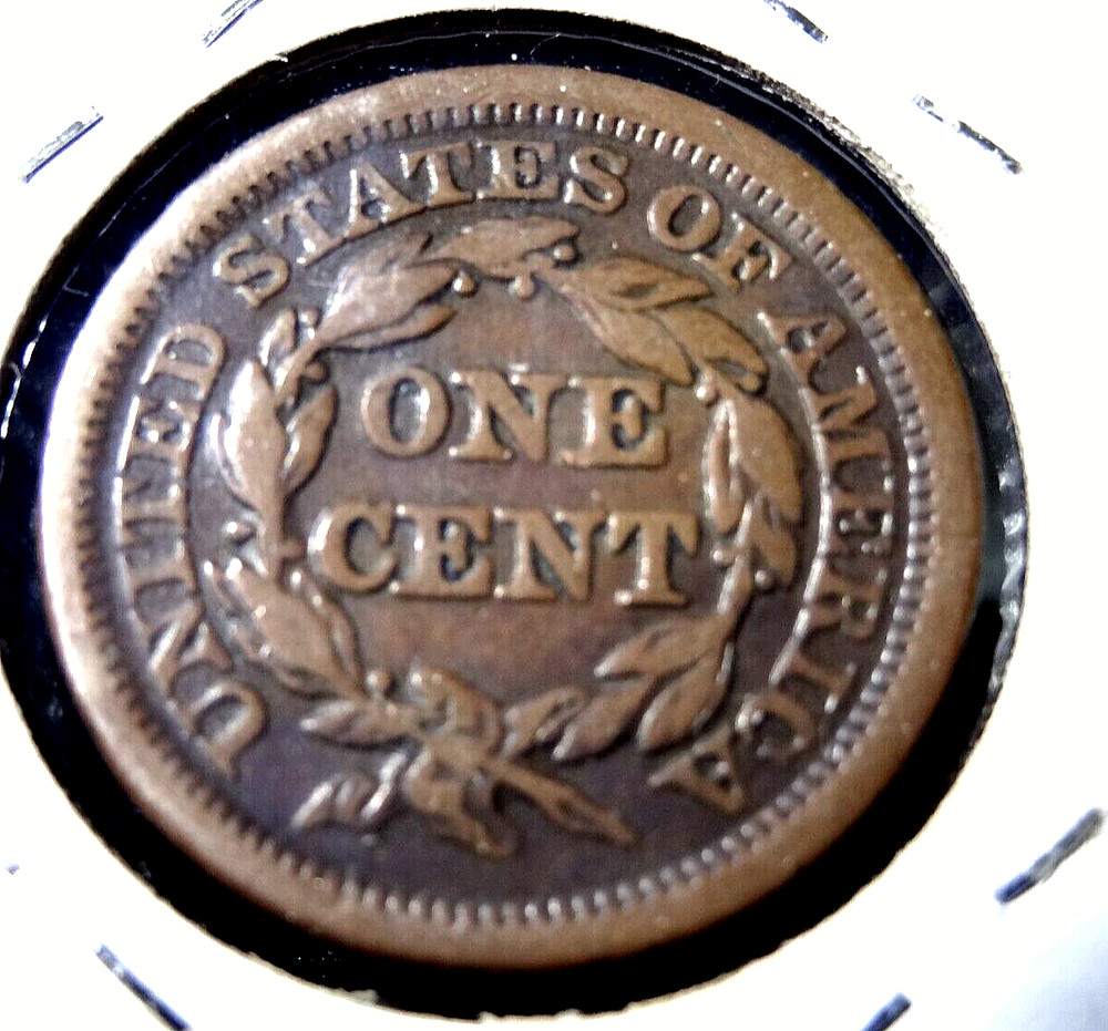 1850 US Large Cent Copper Coin