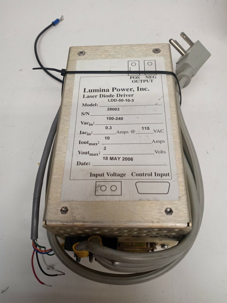 Lumina Power LDD-50-10-3 Continuous Operation Laser Diode Driver
