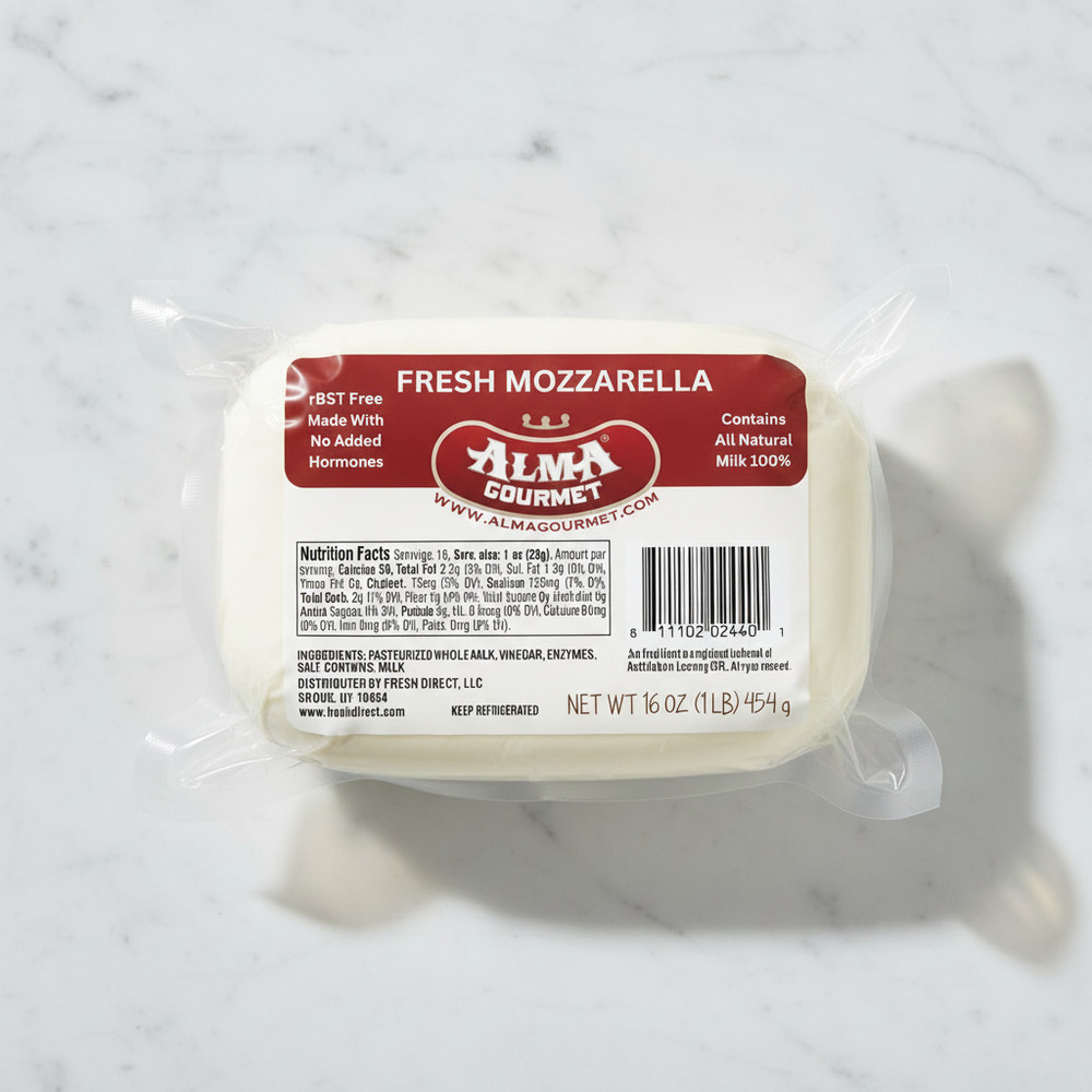 Fresh Mozzarella Cheese – 1 lb (Domestic)