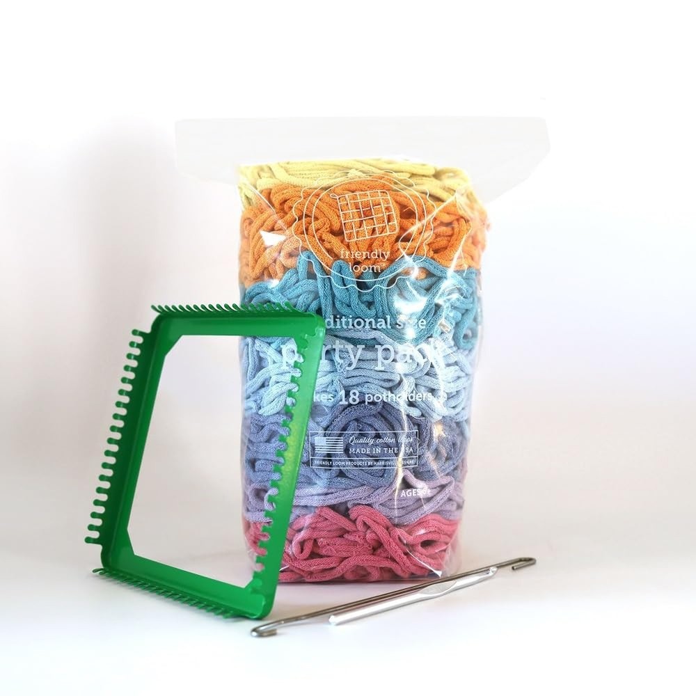 friendly loom | 7” Traditional-Sized Loom & Party Pack - Botanical Themed