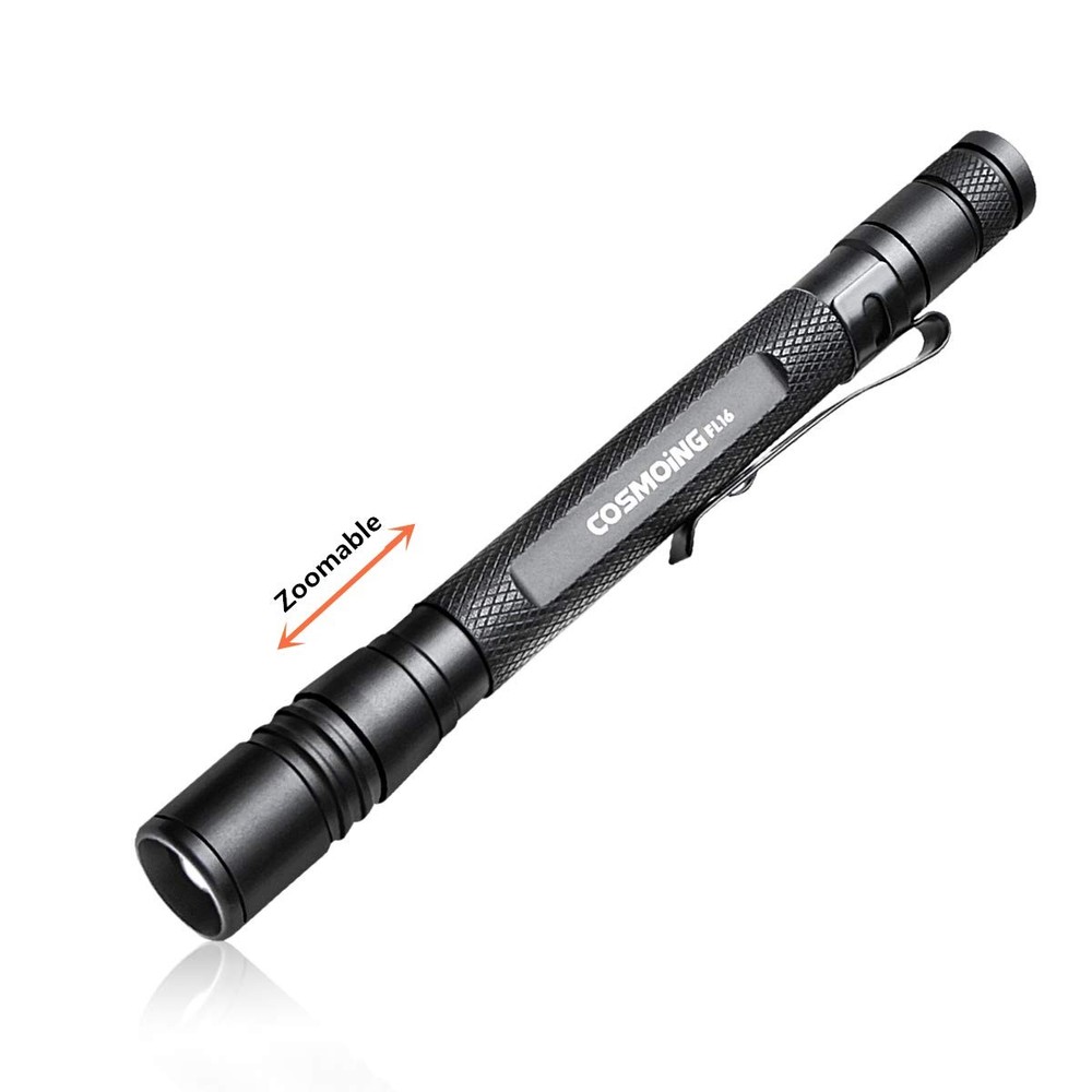 COSMOING LED 1 PCS--Zoomable Pen Flashlight, 1 Flashlight