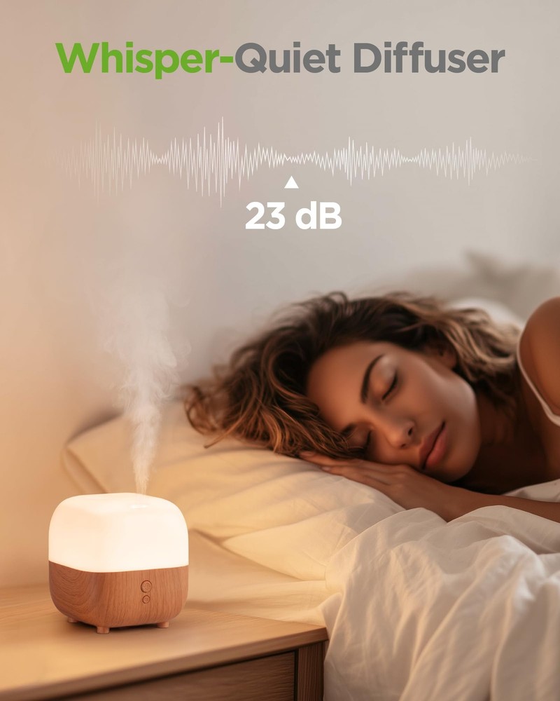 InnoGear 150ml Essential Oil Diffuser, 5-in-1 Diffusers for Medium, Yellow