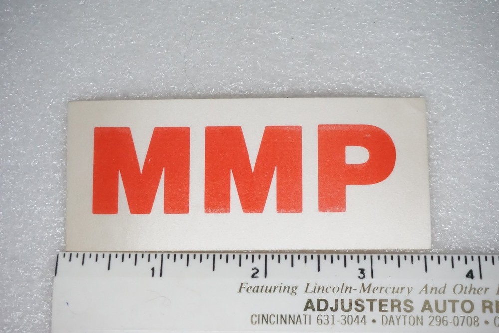 MMP Decal Sticker Mining Equipment Hard Hat Heavy Machinery
