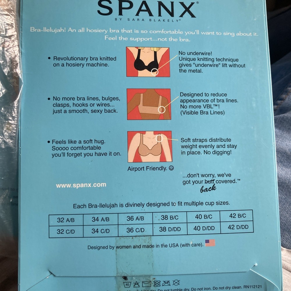 spanx bra-llelujah 34CD,unopened/new