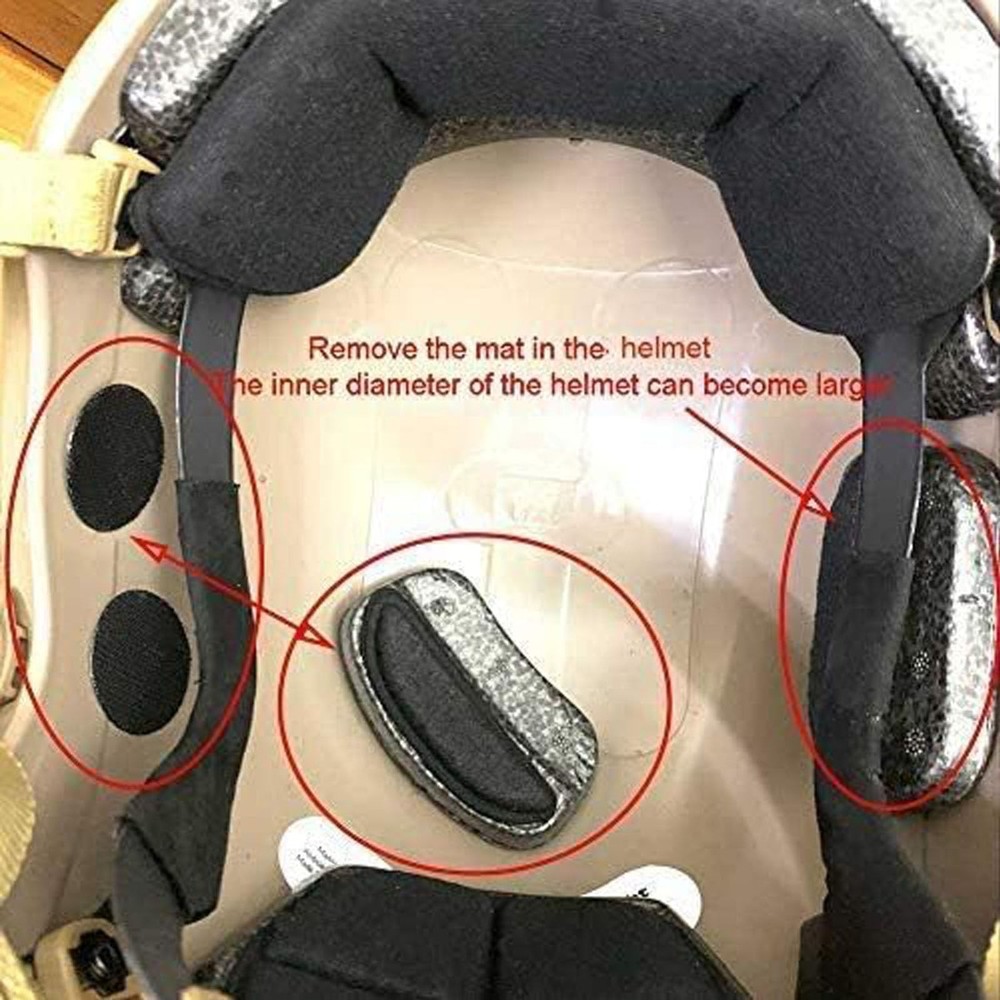 ATAIRSOFT Adjustable Maritime Helmet ABS for Airsoft Medium-Large, Black