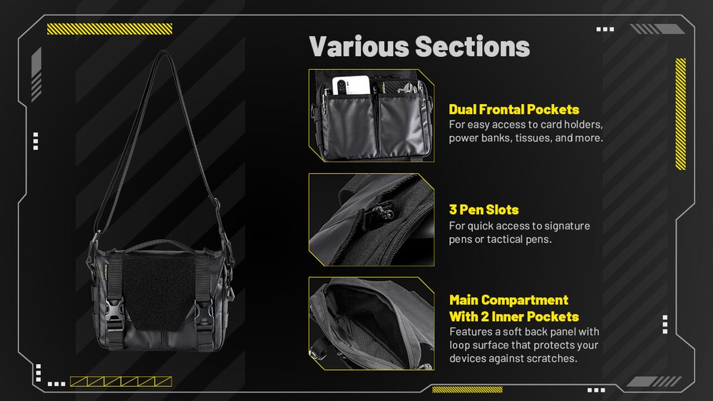 NiteCore SLB05 Modular Commuting Sling Bag