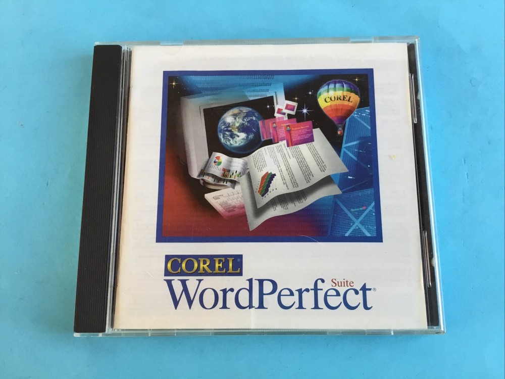 Corel Word Perfect Suite CD-Rom Windows 95