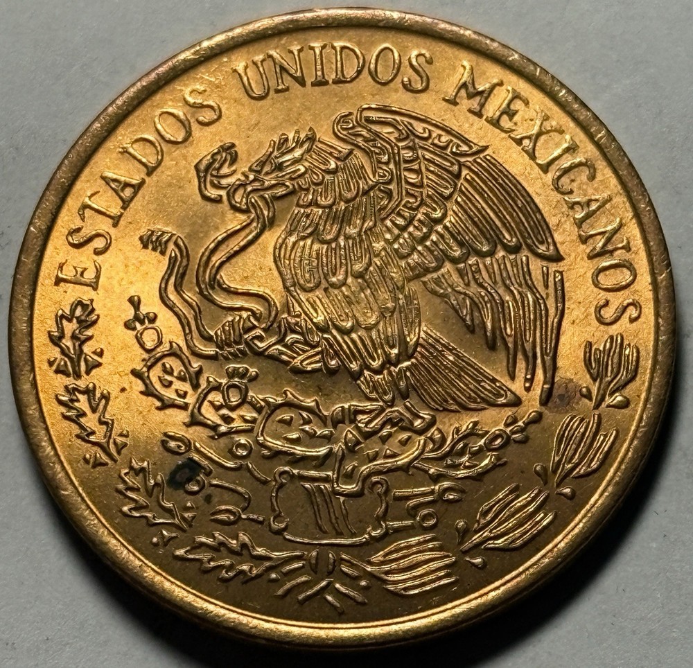 🇲🇽 1971 Mexico 20 Centavos — Uncirculated MS 🔥