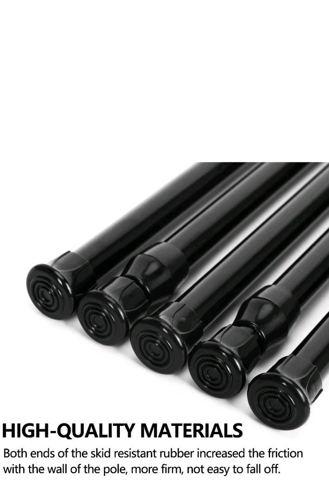 4 Pack Cupboard Bars Tensions Rod Spring Curtain Rod for DIY Projects,8482