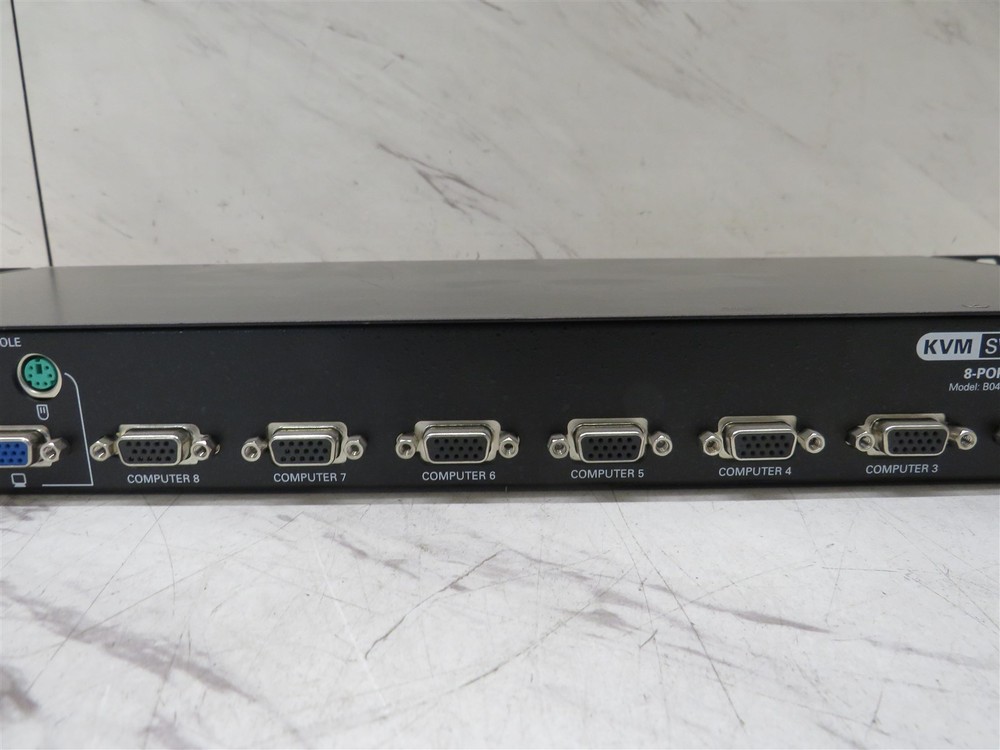 Tripp Lite NetController 8-Port Rack-Mountable KVM Switch USB-PS/2 B042-008