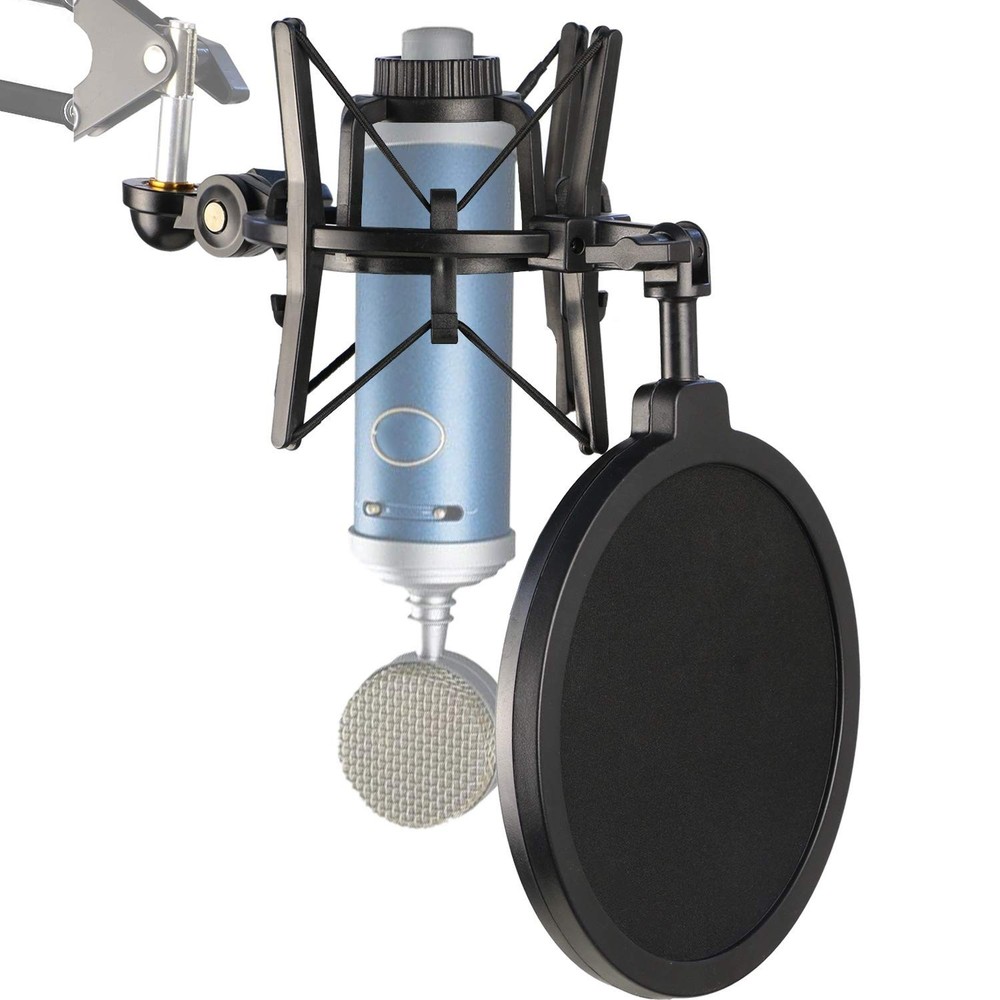 Shock Mount with Pop Filter & Windscreen for Bluebird SL Microphone - Vibration