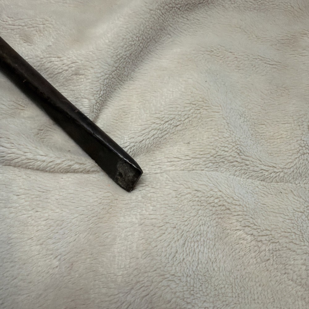 Antique 25” Flathead Screw Driver With Wood Handle