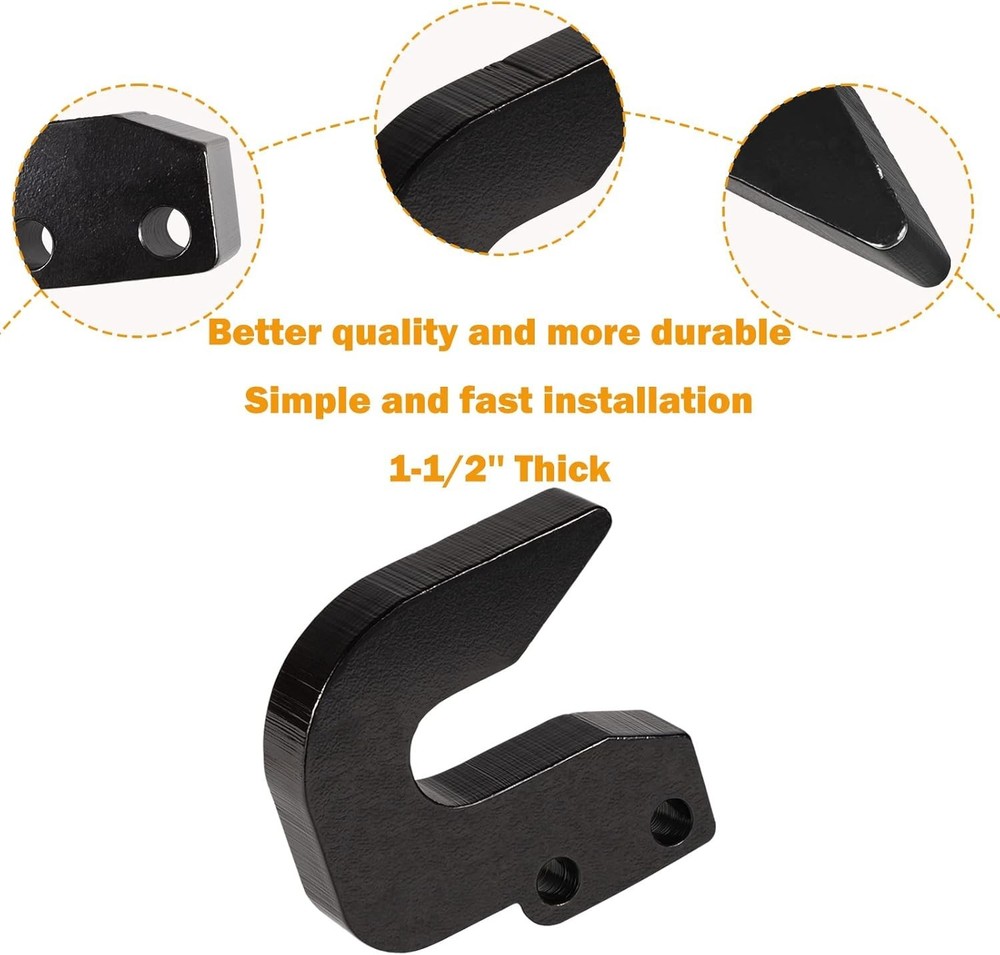 Top Hook Replacement for Category 1 Quick Hitch - Prevents Bolt Interference