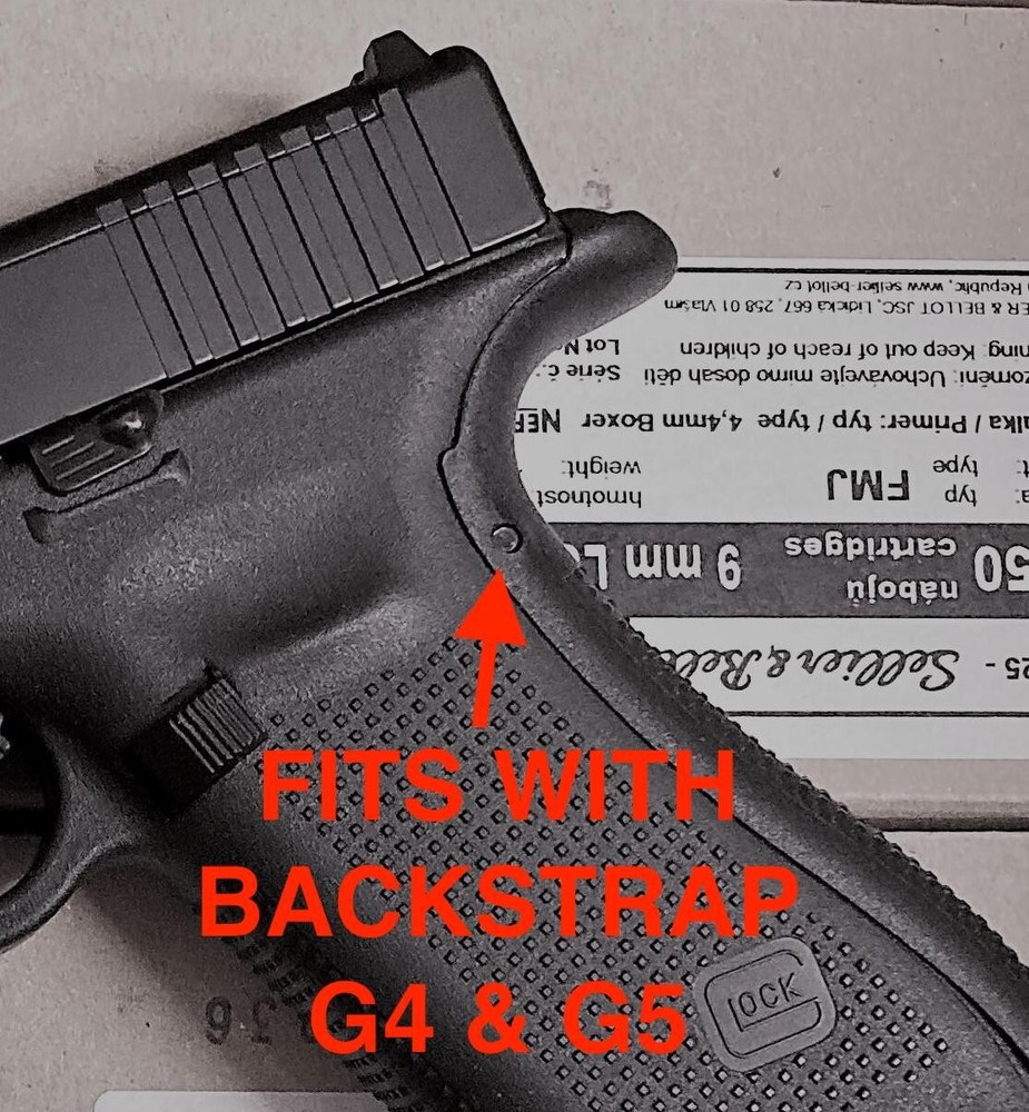 Glock Trigger Housing Steel Pin, Long Size, use w/ Backstrap for Gen4 & Gen5