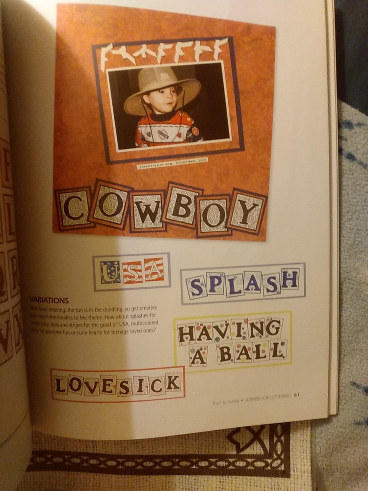 3 Unique SCRAPBOOK how-to books