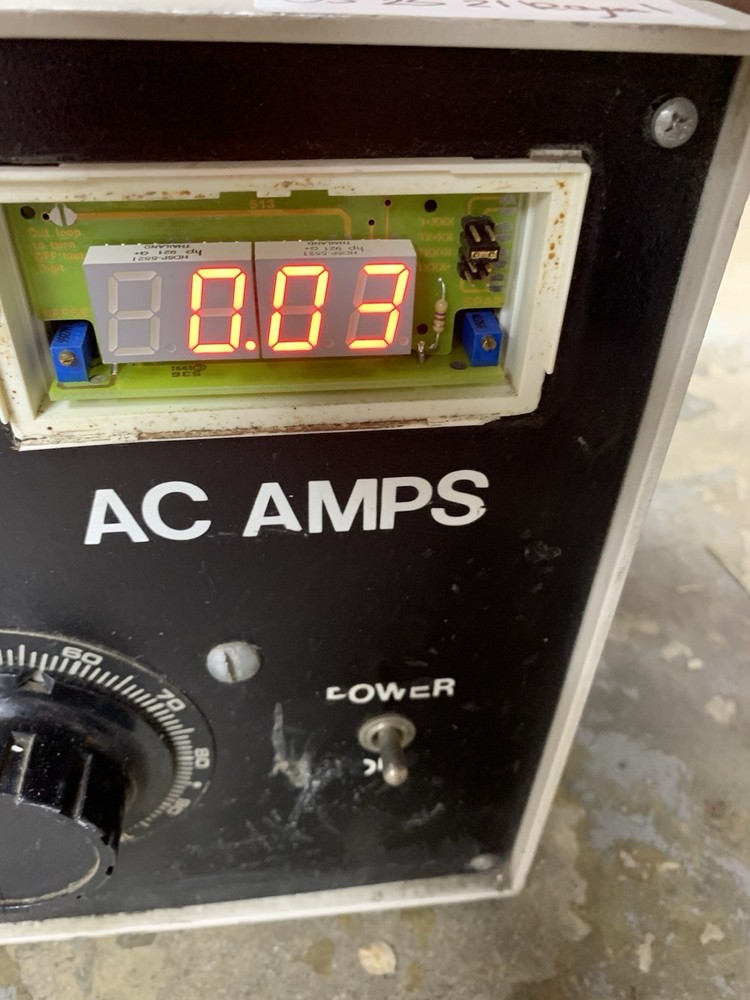 Variable Voltage Transformer single phase motor test AC VOLTS AND AC AMPS