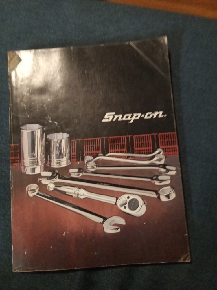 Snap On Tools-Dealer Representative Catalog- 1987