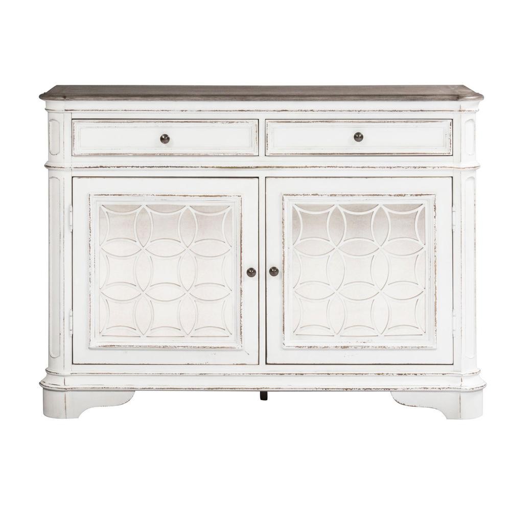 Magnolia Manor Buffet in Antique White
