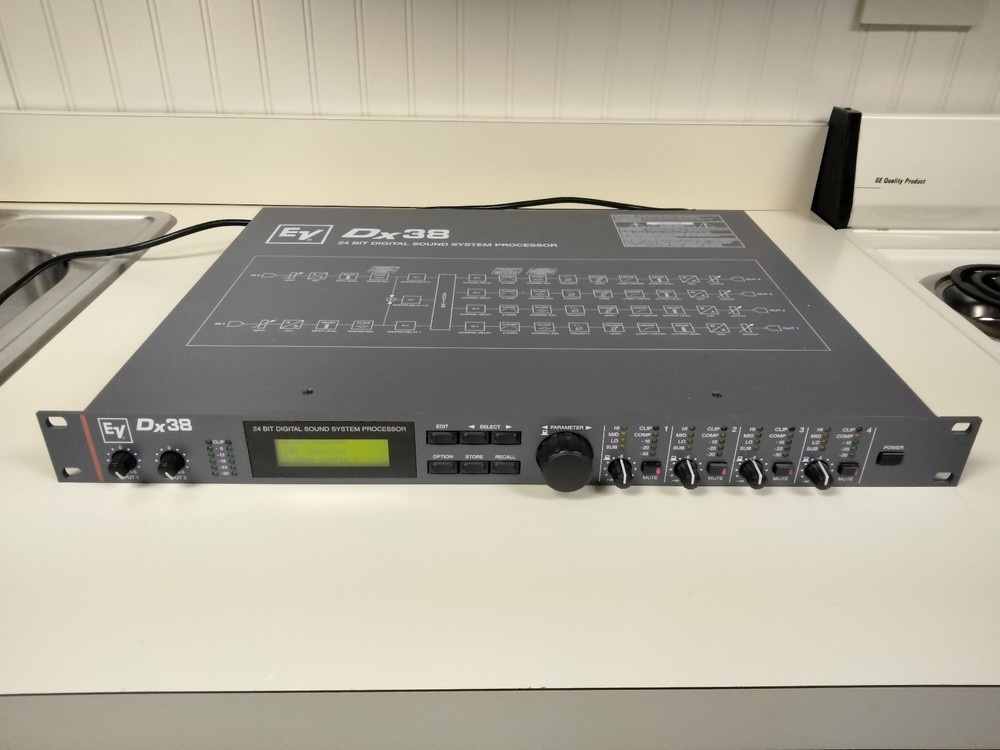 EV Dx38 24 Bit Digital Sound Processor - Low Hours
