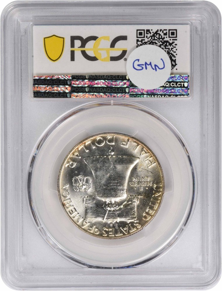 1957-D Franklin Silver Half Dollar MS64FBL PCGS