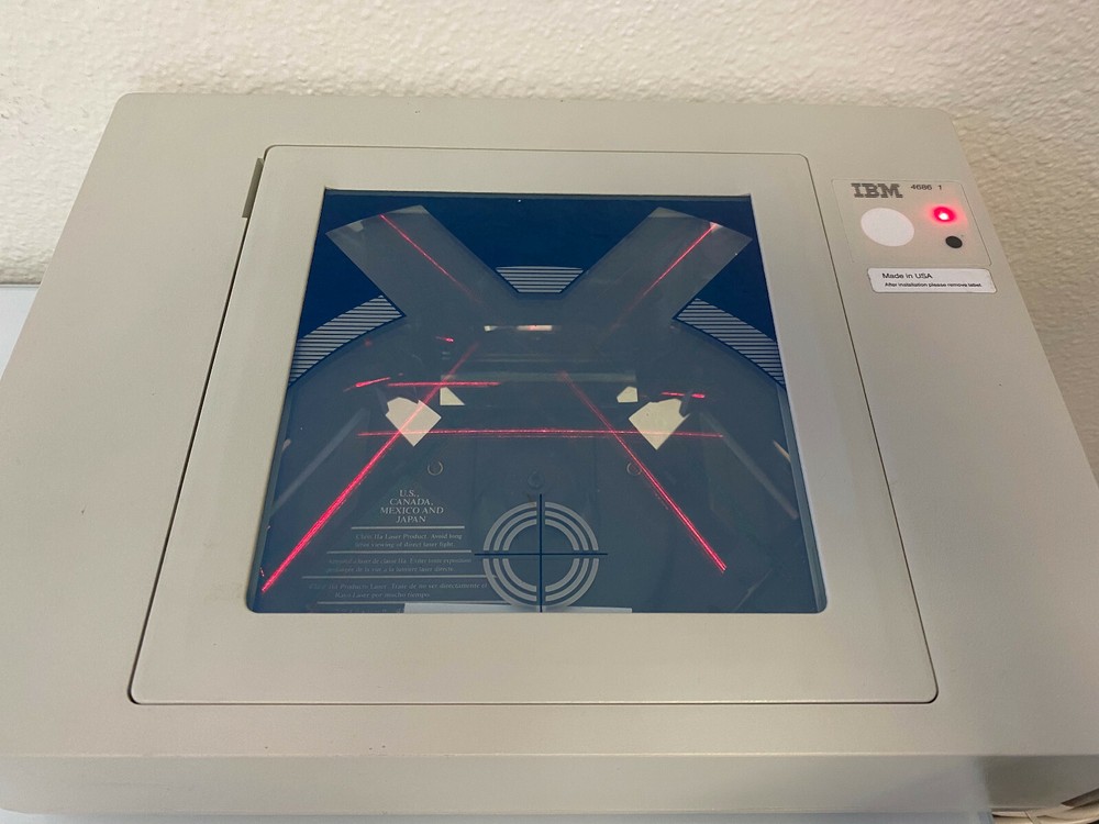 IBM Spectra-Physics Retail Systems Freedom Scanner with Power Supply