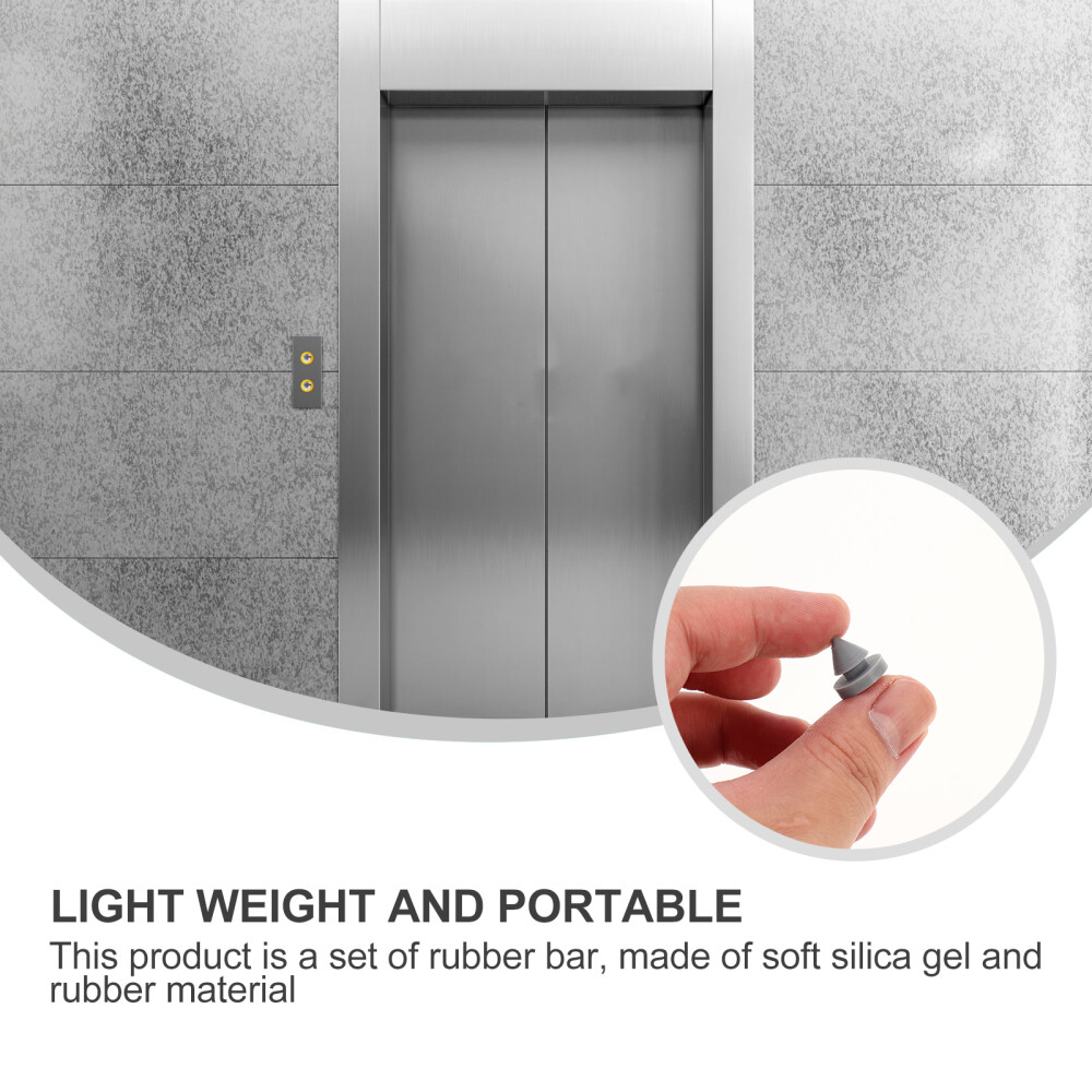 25PCS Anti-collision Silicone Rubber Stopper Elevator Door Rubber