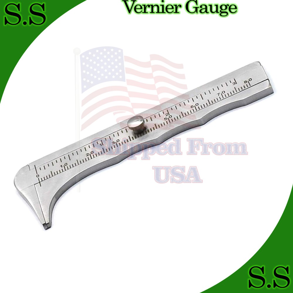 0-80MM Measuring Tool Gauge Double Scale Mini Sliding Depth Caliper
