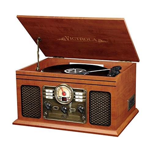 Innovative Technology VTA-200B MH 6-in-1 Bluetooth Enabled Turntable