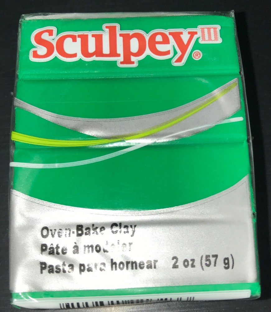 Sculpey III Polymer Clay 2oz-Emerald