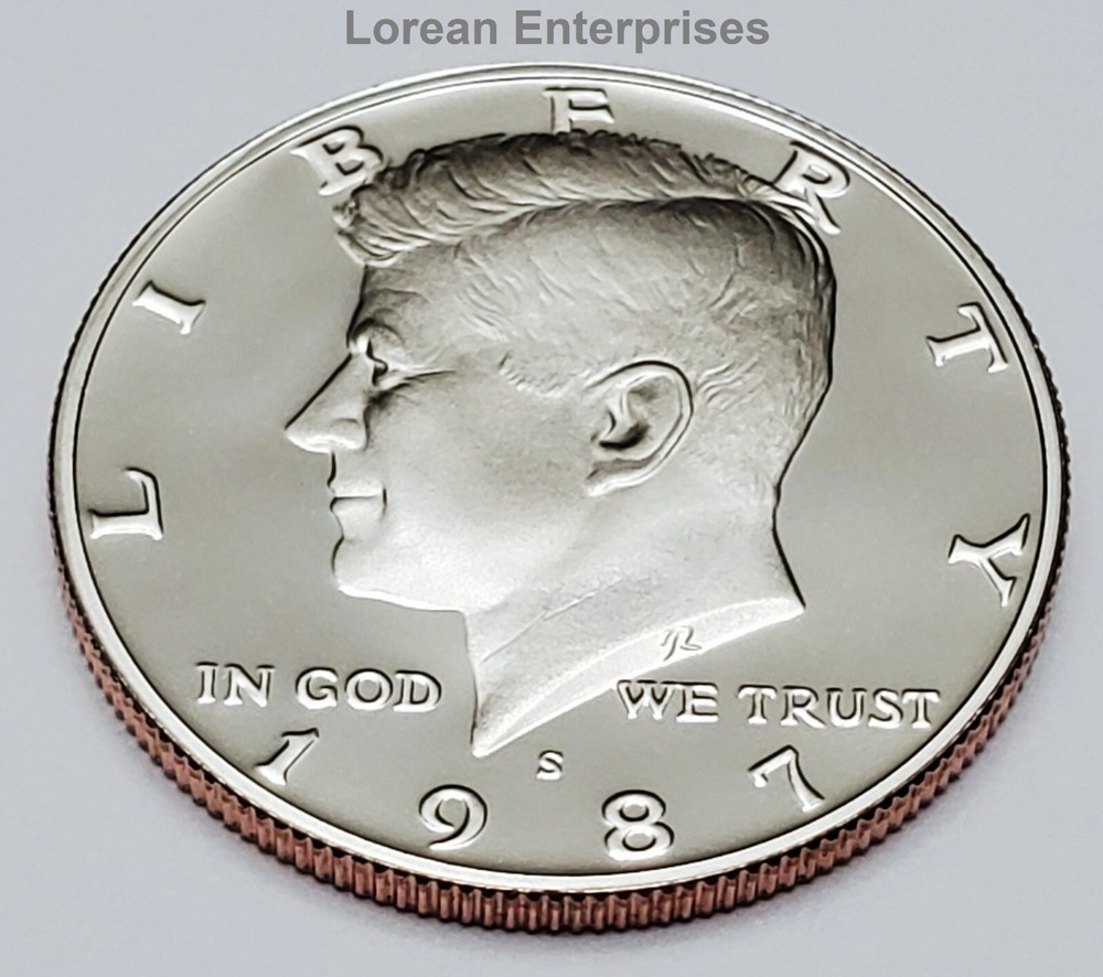 1987 S Kennedy Half Dollar CLAD ✼PROOF✼