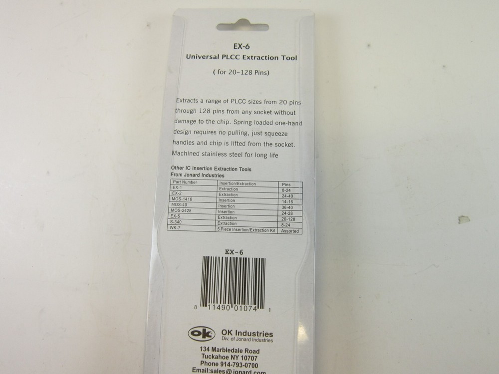 OK Industries EX-6 Universal PLCC IC Extraction Tool