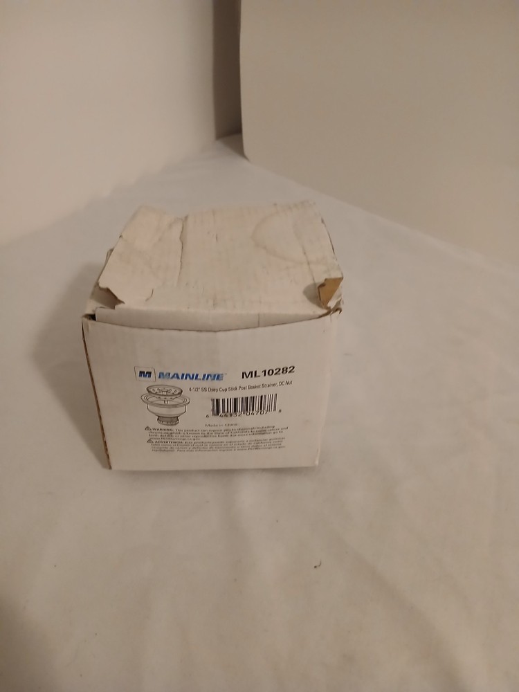 Mainline ML10282 SSDeep Cup 4-1/2" Stick Post Basket Strainer, DC nut
