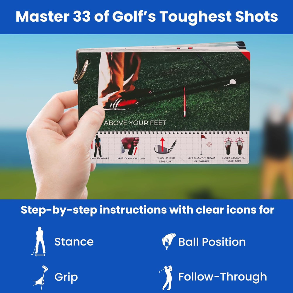 Golf Reference Cards - Step-By-Step Instructions for 33 of Golf'S Hardest Shots