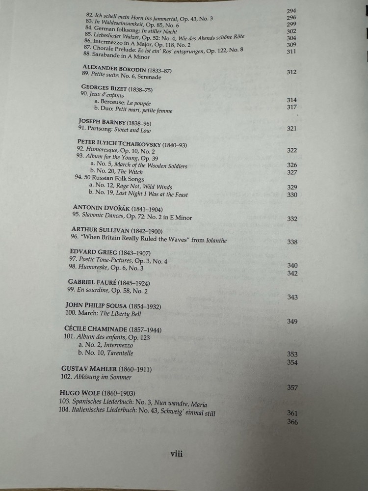 Mostly Short Pieces, An Anthology For Harmonic Analysis, Instructors Copy