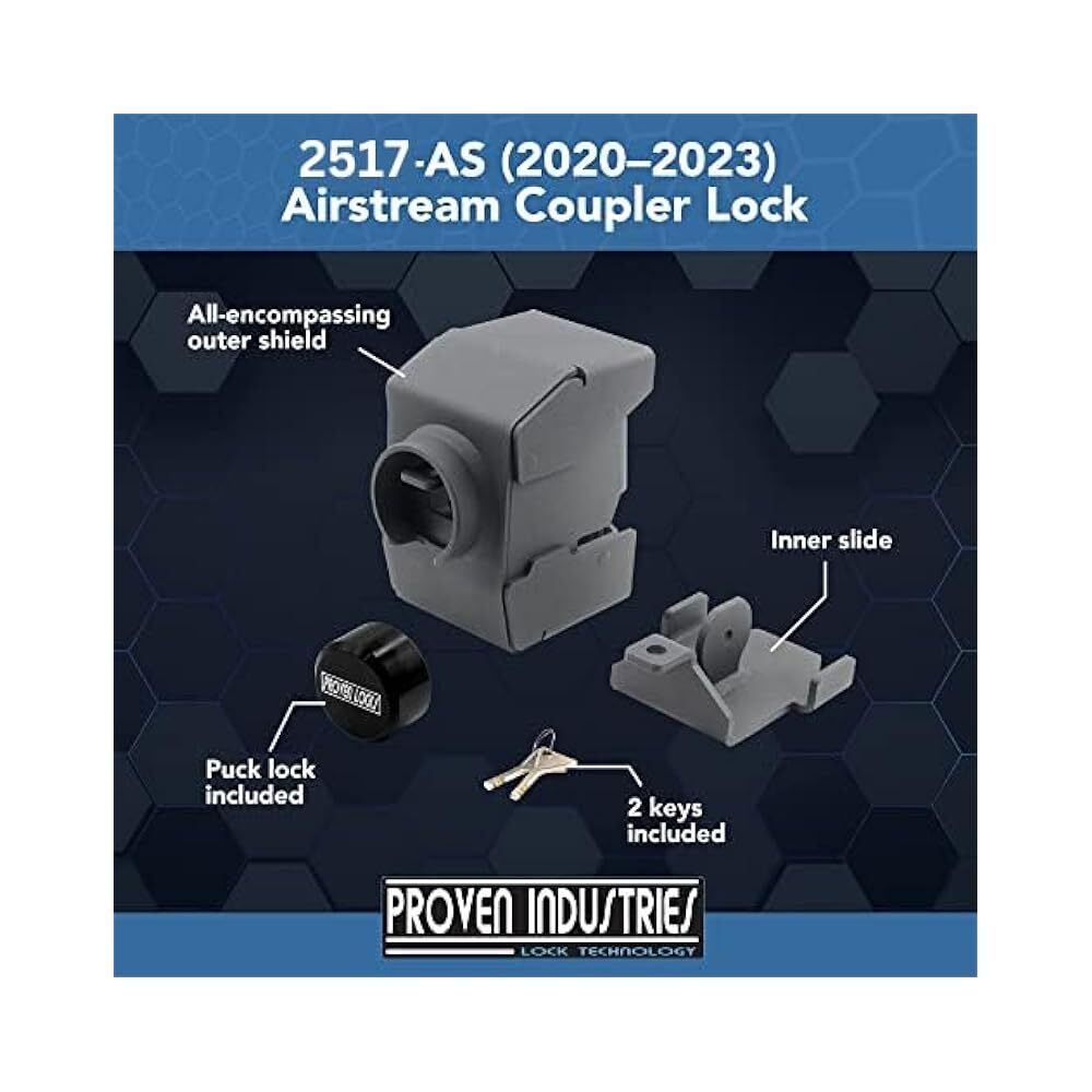 Durable Trailer Security Lock, Protects Against Tools & Theft Attempts