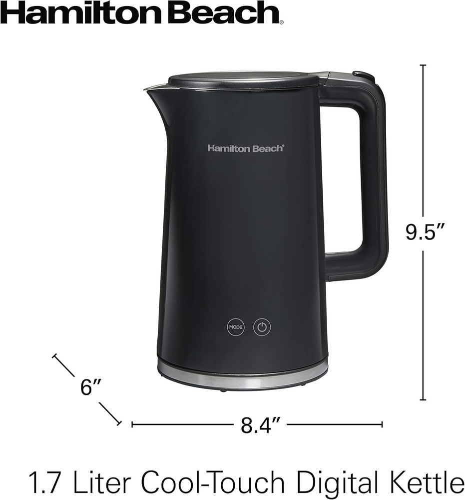 Digital Temperature Control Electric Tea Kettle Hot Water Boiler & Heater 1.7L 5