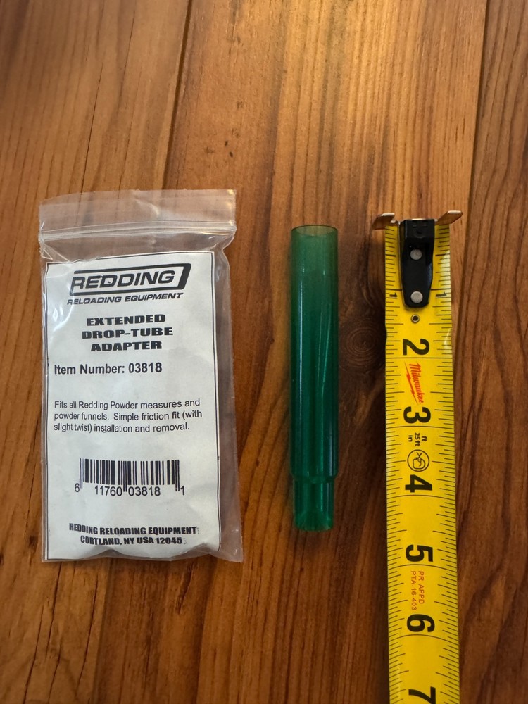 Redding Extended Drop-Tube Adapter for reloading