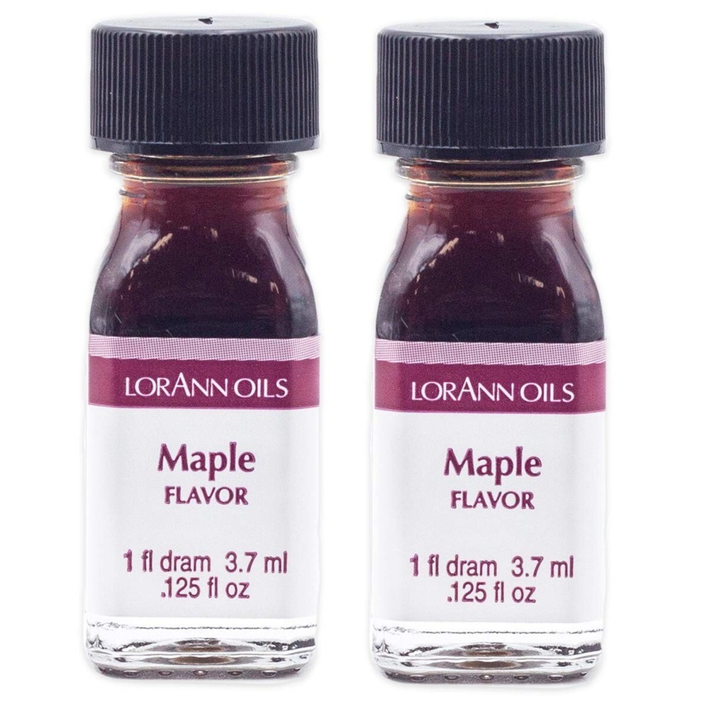 SM Lorann Oils Maple Flavor 1 Dram - 2 Pack