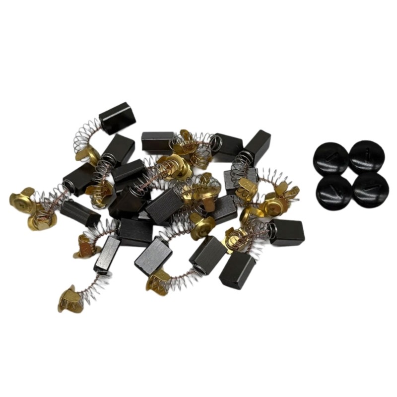 20PCS Efficient Carbon Brushes for Drilling Cutting Tools In Metal Box