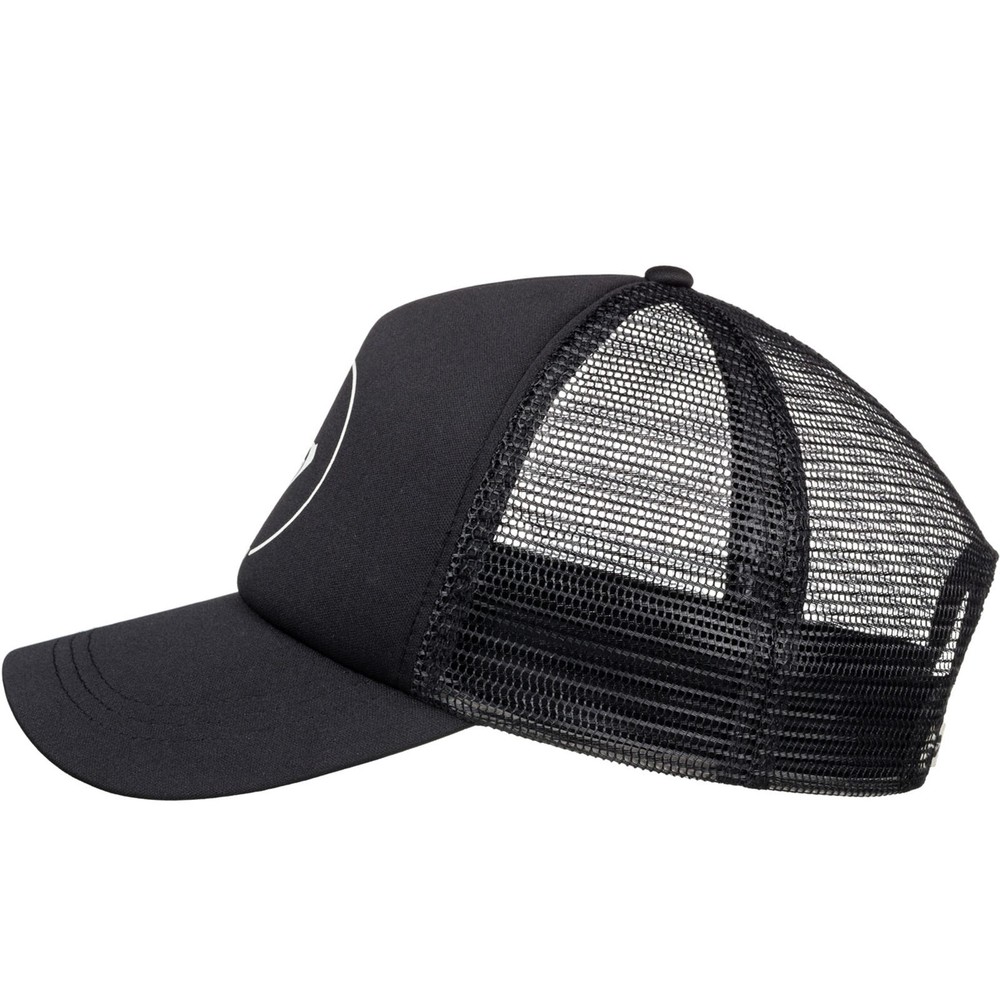 Roxy Womens Truckin Adjustable Mesh Trucker Baseball Cap Hat - Black