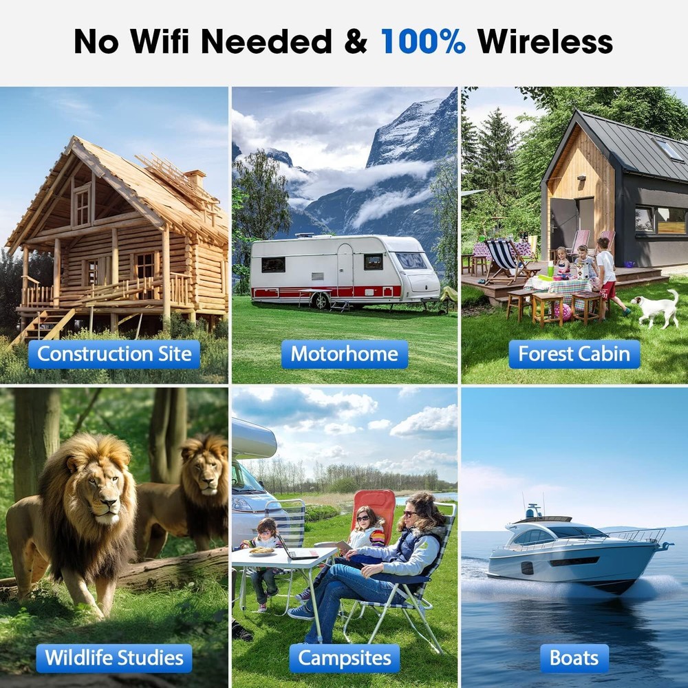 Campark 2K 4G LTE Cellular Solar PTZ Trail Camera Security Camera With SIM Card