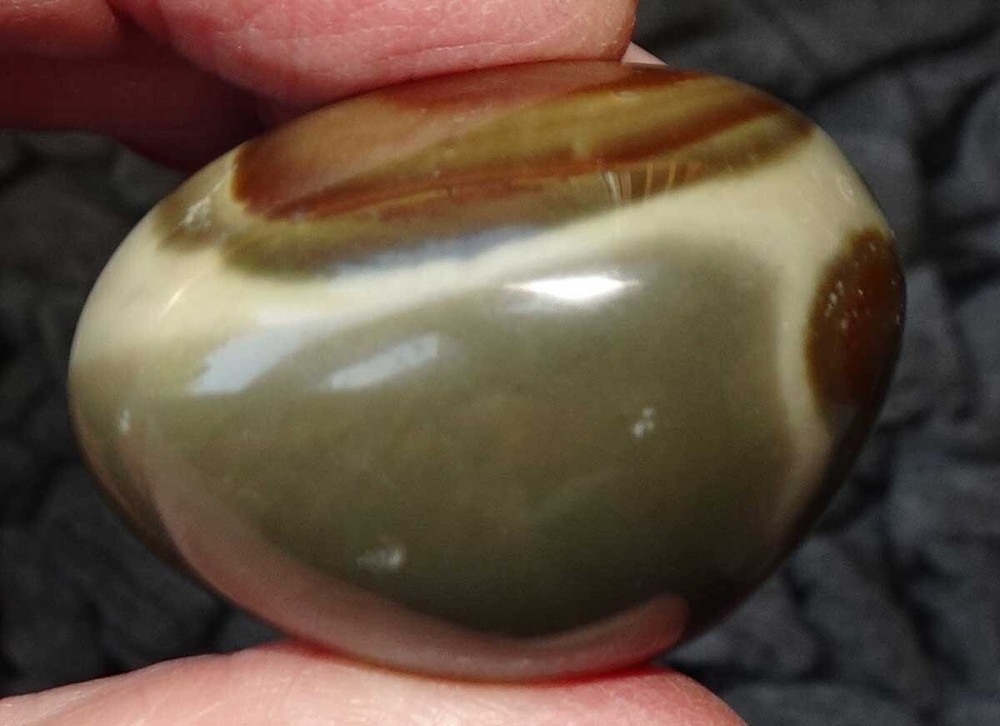 Polychrome Jasper - 3 Polished Pebbles - Madagascar sc749g